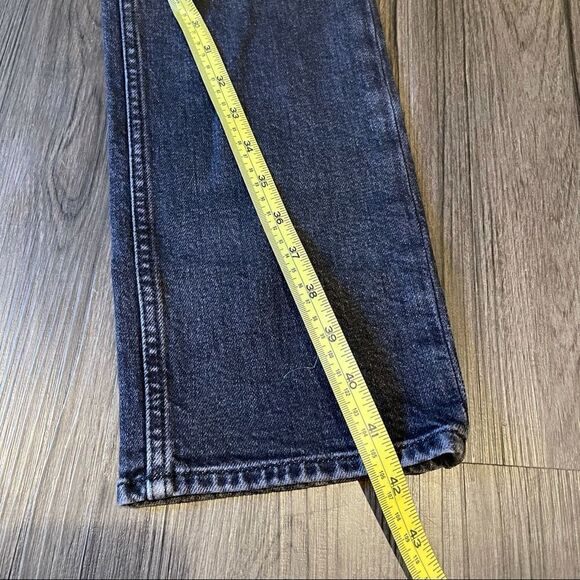 HUDSON | Remi High Rise Paperbag Straight in Color BLACK - Picture 6 of 16